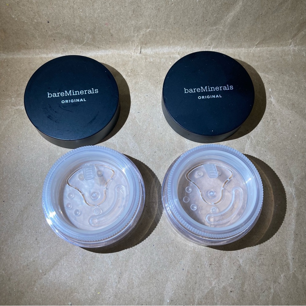 2 x BareMinerals original foundation 2g (light 08)